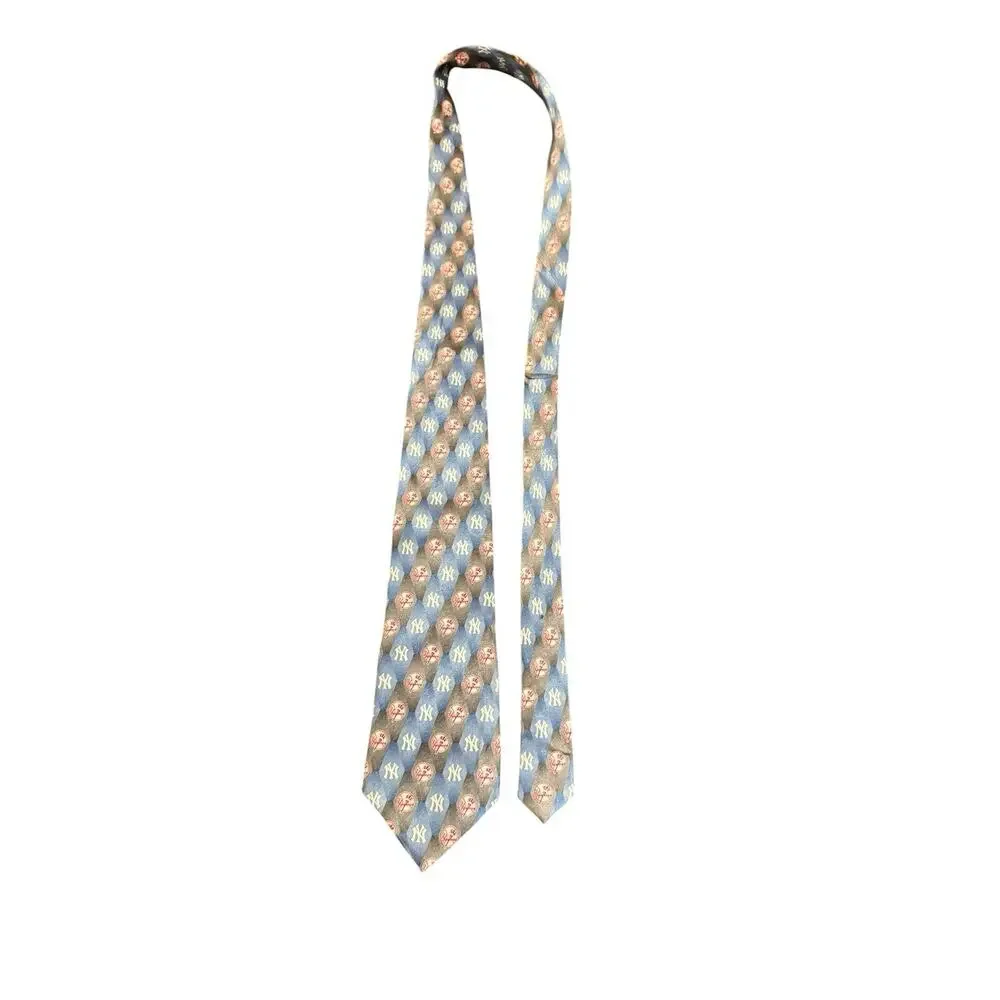Eagle Wings MLB New York Yankees Baseball Logo Novelty Vintage Silk Necktie